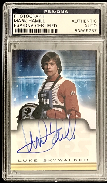 Star Wars: Mark Hamill Signed 2.5" x 3" Luke Skywalker Photograph (PSA/DNA Encapsulated)