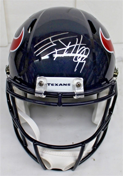 J.J Watt Signed Full-Size Houston Texans Helmet (JSA)