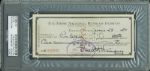 Ernest Hemingway Signed 1950 Bank Check (PSA/DNA Encapsulated)