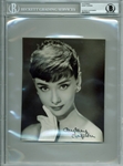 Audrey Hepburn Superb Signed 6.25" x 8" B&W Type 1 Portrait Photograph (BAS/Beckett Guaranteed)