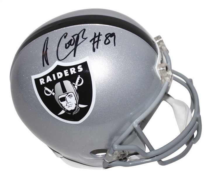 Amari Cooper Signed Oakland Raiders Full Sized Helmet (JSA)