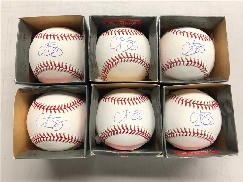 Lot of 6 Curt Schilling Signed OML Baseballs (Steiner)