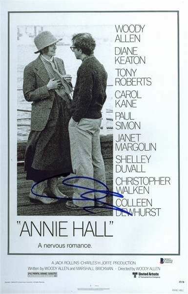 Diane Keaton Signed "Annie Hall" 11" x 17" Mini Movie Poster (BAS/Beckett)