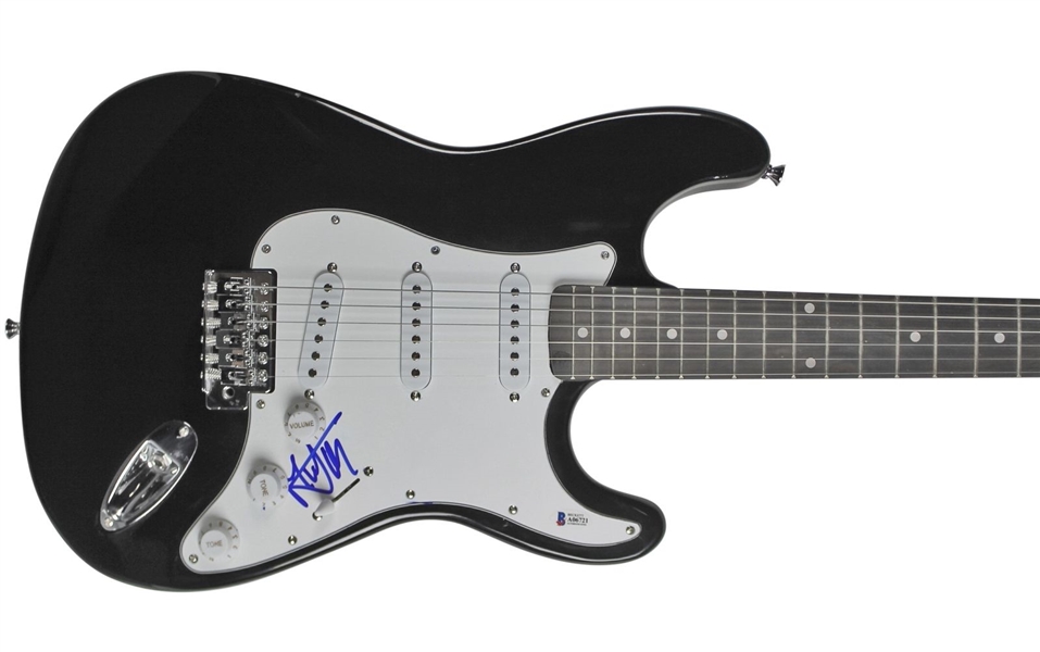 The Rolling Stones: Mick Jagger Superb Signed Stratocaster-Style Guitar (BAS/Beckett)