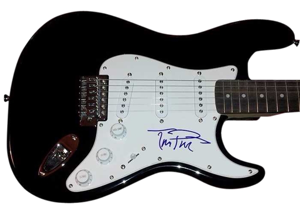 Tom Petty Signed Stratocaster-Style Guitar w/ Exceptionally Clean Autograph (BAS/Beckett Guaranteed)