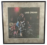 Cream Group Signed "Live Cream" Album w/ Clapton, Bruce & Baker! (Beckett/BAS Guaranteed)
