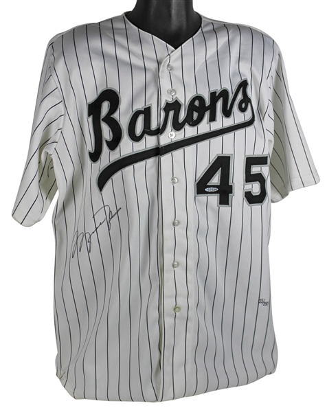 Michael Jordan Limited Edition Birmingham Barons Game Model Baseball Jersey (#55/250)(UDA)