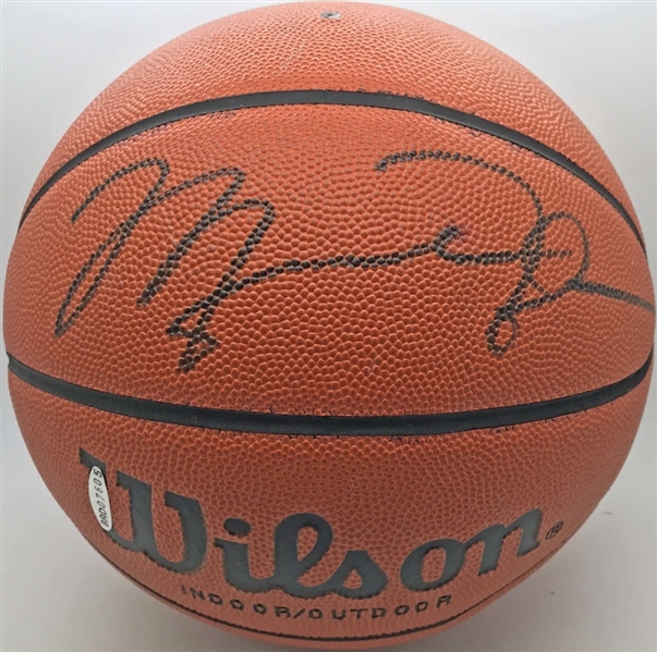 Michael Jordan Signed Wilson Basketball (UDA)