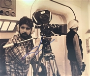 George Lucas Signed 16" x 20" B&W Photo (BAS/Beckett Guaranteed)