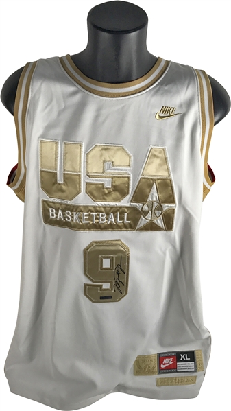Michael Jordan Signed Team USA 1992 Olympic Basketball Dream Team Alternative Jersey (UDA)