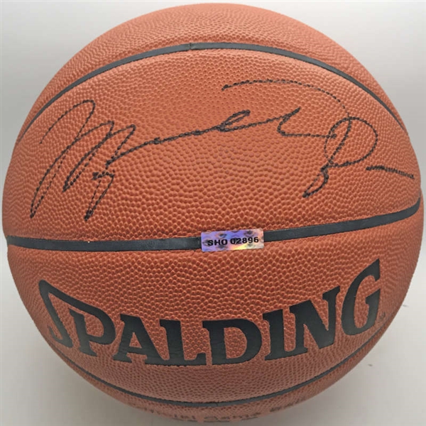 Michael Jordan Signed Spalding NBA Game Model Basketball (UDA)