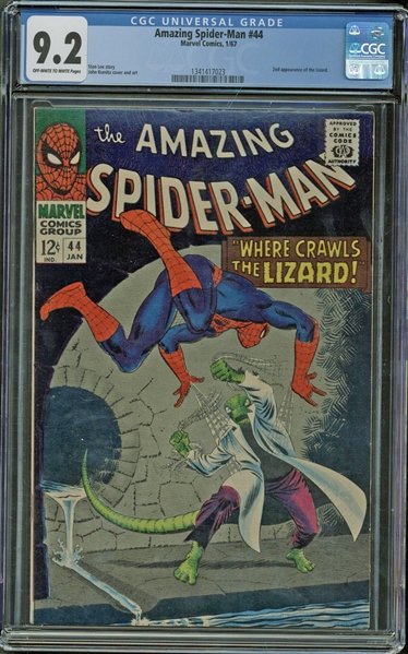 Marvels The Amazing Spider-Man #44 Comic Book (CGC Graded 9.2!)