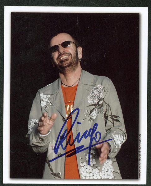 The Beatles: Ringo Starr Signed 3" x 5" Photograph (Beckett/BAS)