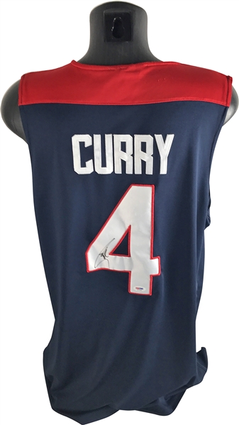 Stephen Curry Signed Team USA Basketball Jersey (PSA/DNA)