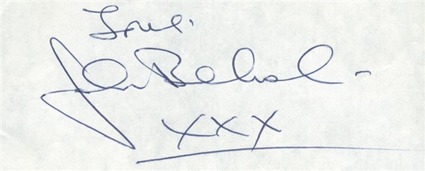 John Belushi Near-Mint Signed 2" x 3.5" Album Page (Beckett/BAS)
