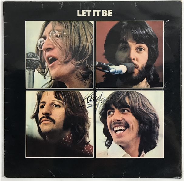 The Beatles: Ringo Starr Signed "Let It Be" Album (Beckett/BAS)