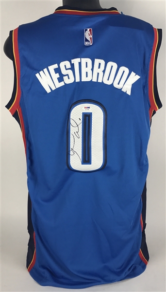 Russell Westbrook Signed OKC Thunder Jersey (PSA/DNA)