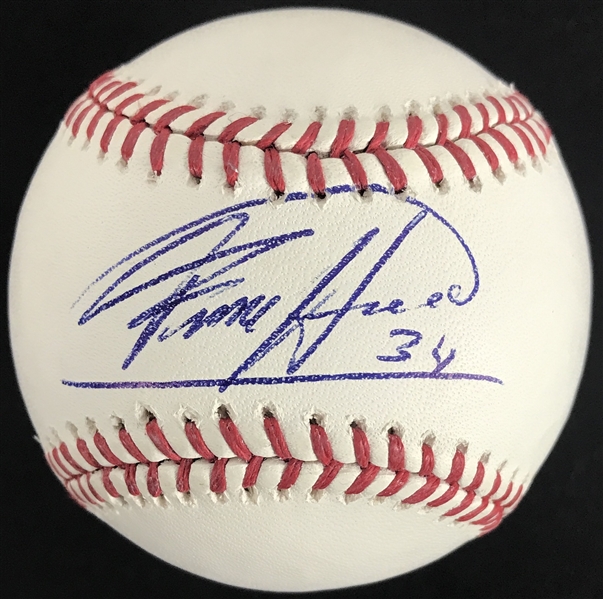 Felix Hernandez Signed OML Baseball (PSA/DNA)