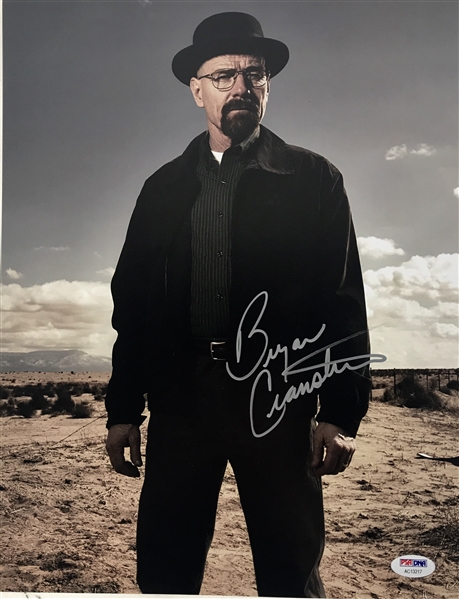 Breaking Bad: Bryan Cranston Signed 11" x 14" Color Photo as Walter White! (#1)(PSA/DNA)