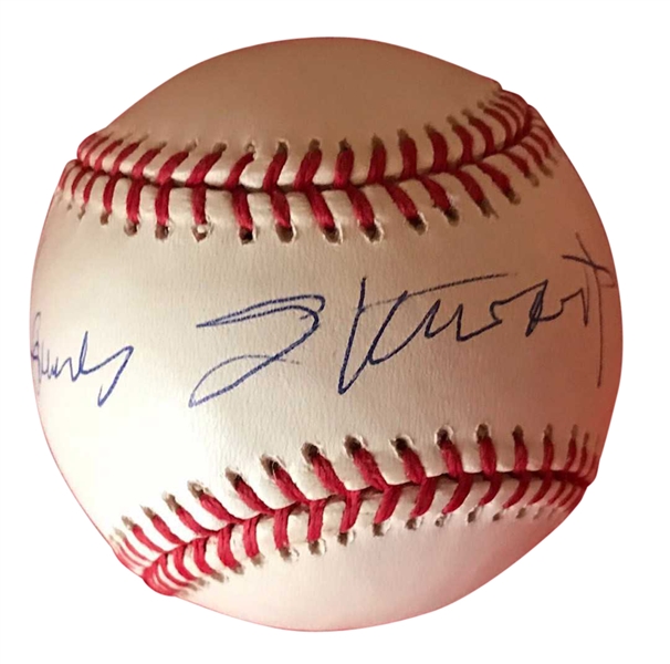 James Stewart Signed ONL Baseball (BAS/Beckett Guaranteed)