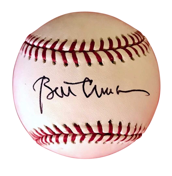 President Bill Clinton Signed OML Baseball (BAS/Beckett Guaranteed)