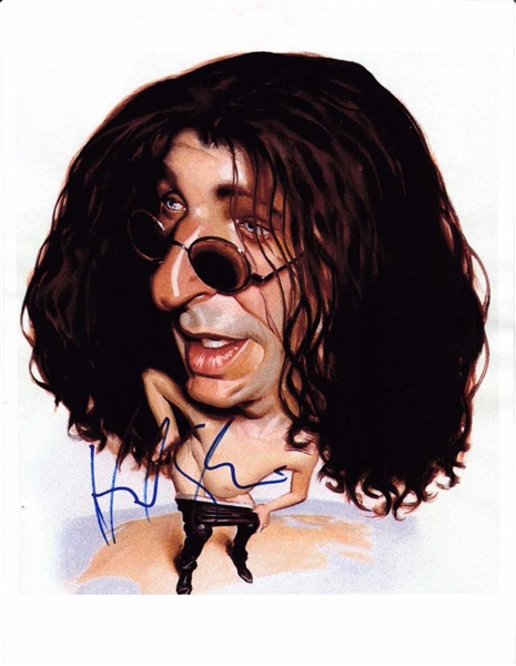 Howard Stern Signed 8" x 11" Caricature Artwork (BAS/Beckett Guaranteed)