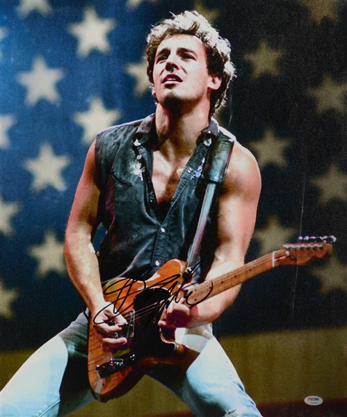 Bruce Springsteen Signed 20" x 24" Color Canvas (PSA/DNA)