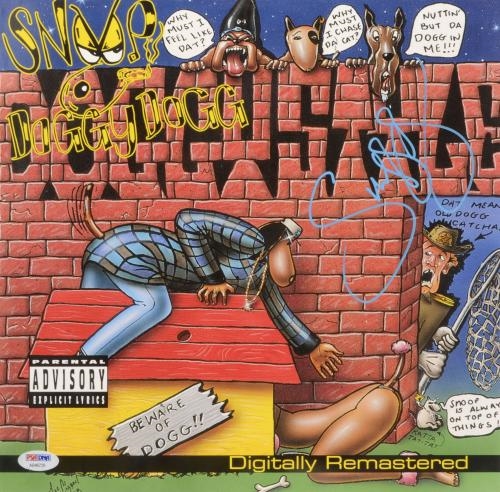 Snoop Dogg Signed "Doggystyle" Record Album Cover (PSA/DNA)