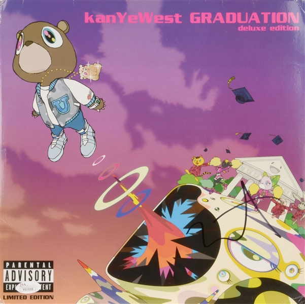 Kanye West Rare Signed "Graduation" Album Cover (JSA)