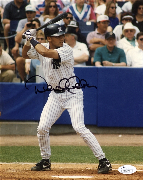 Derek Jeter Vintage c. 1996-97 Signed 8" x 10" Yankees Photograph (JSA)