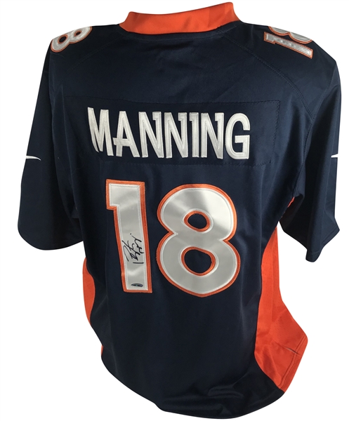 Peyton Manning Signed Denver Broncos Jersey (Steiner Sports)