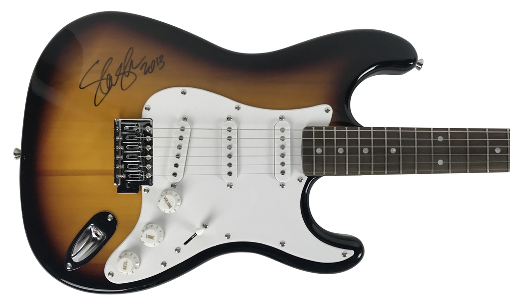 GNR: Slash Signed Stratocaster Guitar w/ Rare On-The-Body Autograph! (Beckett/BAS Guaranteed)