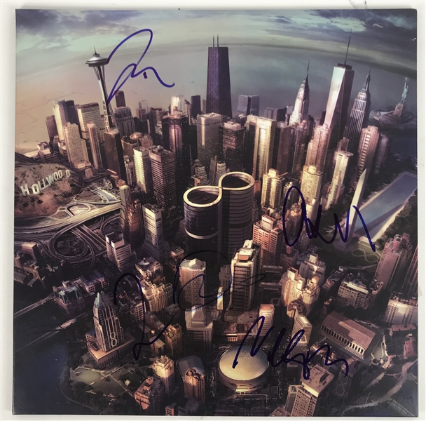 The Foo Fighters  Group Signed "Sonic Highways" Album w/ 4 Signatures! (Beckett/BAS Guaranteed)