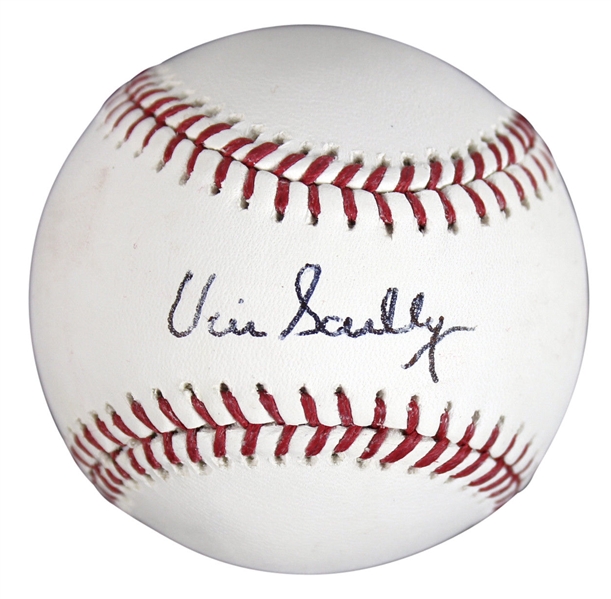 Vin Scully Signed OML Baseball (BAS/Beckett)