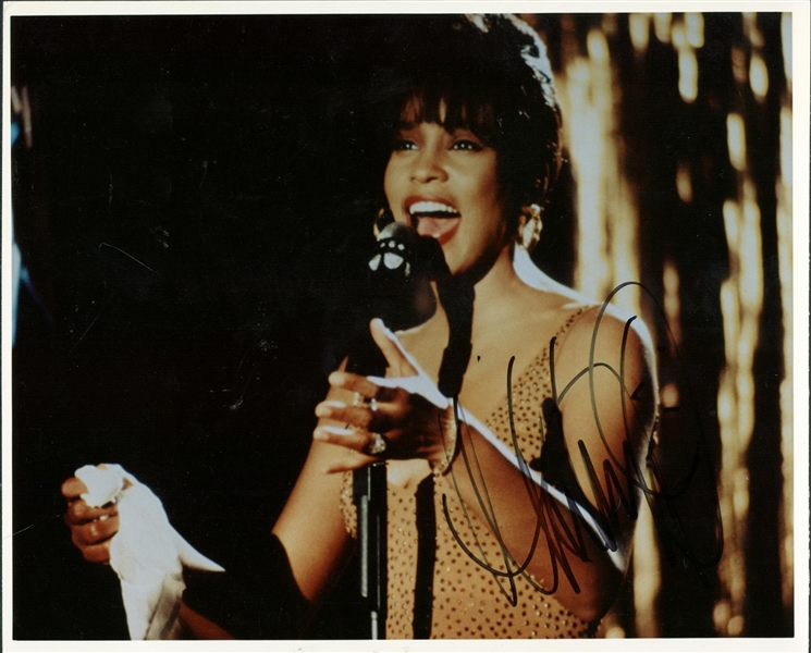 Whitney Houston Signed 8" x 10" Color Photograph (Beckett/BAS Guaranteed)