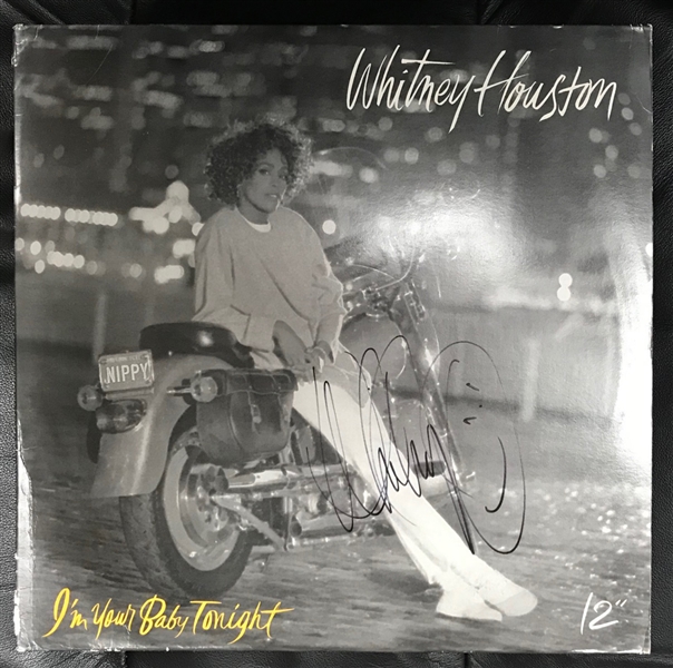 Whitney Houston Signed "Im Your Baby Tonight" Album (Beckett/BAS Guaranteed)