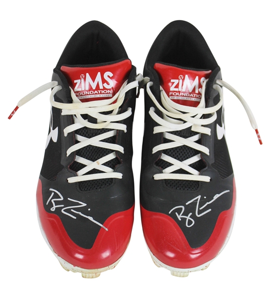 Nationals: Ryan Zimmerman Game Used & Signed Under Armour Cleats (BAS/Beckett & Iconic LOA)