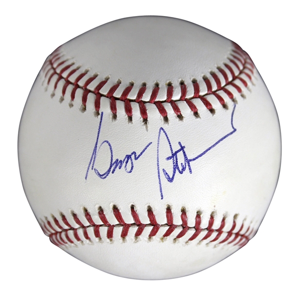 George Steinbrenner Signed OML Baseball (PSA/DNA)