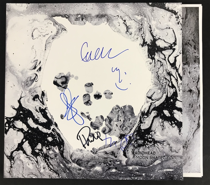 Radiohead Group Signed "A Moon Shaped Pool" Record Album (JSA)