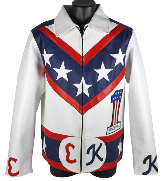 Evel Knievel Signed Leather Personal Style Jacket (PSA/DNA)