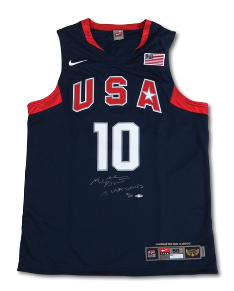 Kobe Bryant Signed & Inscribed Ltd. Ed. Team USA Jersey (UDA)