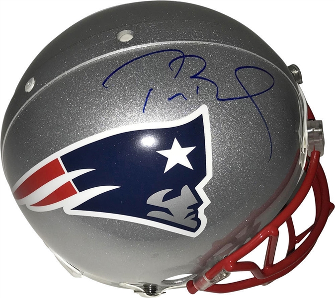 Tom Brady Near-Mint Signed PROLINE Patriots Helmet (Tristar)