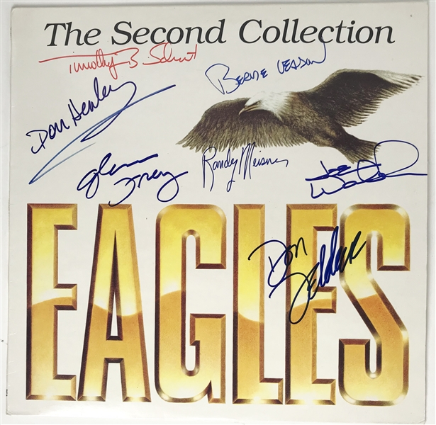 Eagles Group Signed Greatest Hits Album w/ ULTRA-RARE All Seven Members! (PSA/DNA & Real/Epperson)