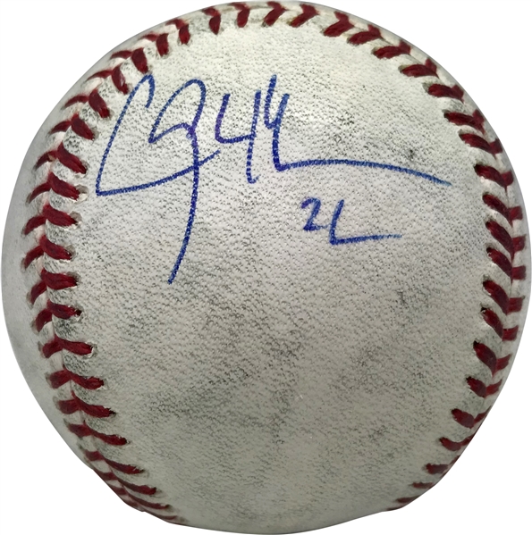 Clayton Kershaw Signed & Game Used Rookie-Era OML (Selig) Baseball (JSA)