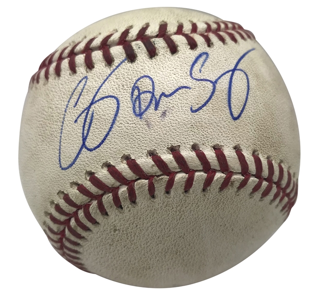 Corey Seager Signed & Game Used 2015 OML Baseball From True Rookie Year! (PSA/DNA & MLB)