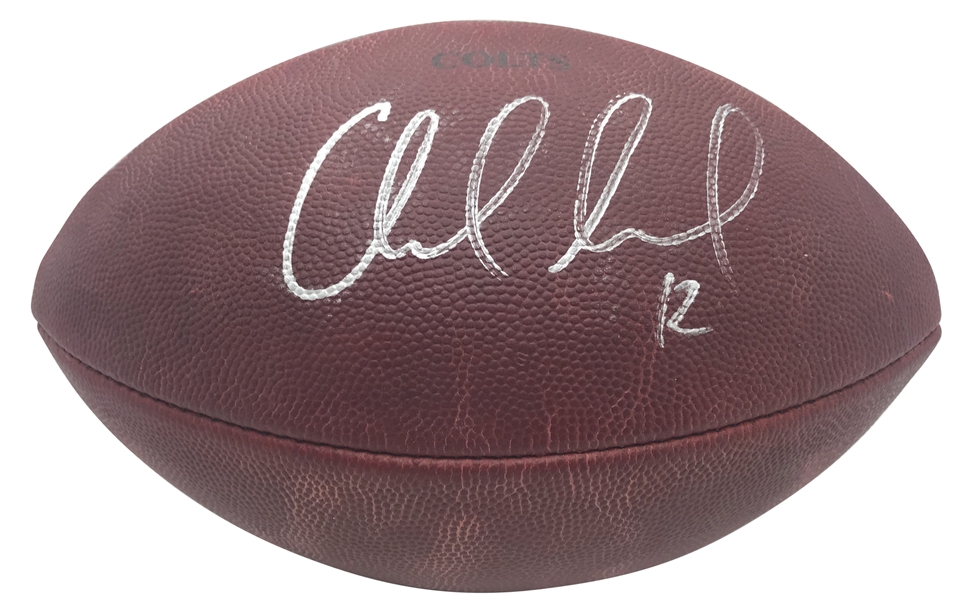 Andrew Luck Signed & Game Used NFL Football (JSA)