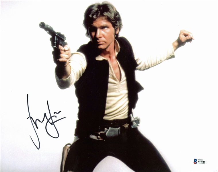 Harrison Ford Signed 11" x 14" Color Photo from Star Wars (BAS/Beckett)