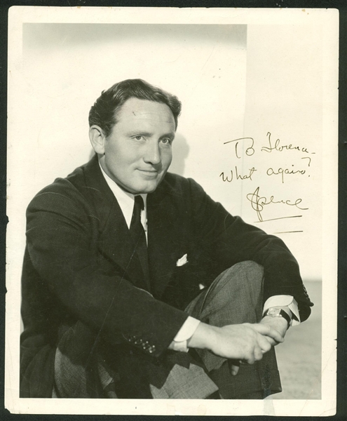 Spencer Tracy Vintage Signed 8" x 10" Photograph (JSA)