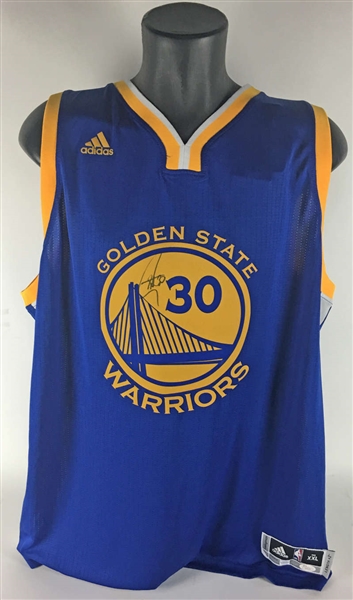 Steph Curry Signed Golden State Warriors Adidas Swingman Jersey (JSA)