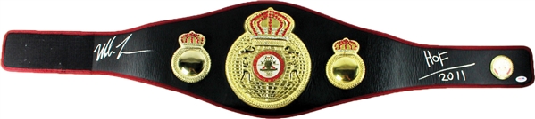 Mike Tyson Signed WBA Championship Belt w/ "HOF 2011" Inscription (PSA/DNA)